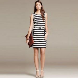 Banana Republic Heritage Striped Belted Dress 4